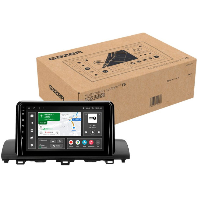 Installation kit for installing GAZER multimedia head units in cars - model CV/H-F009