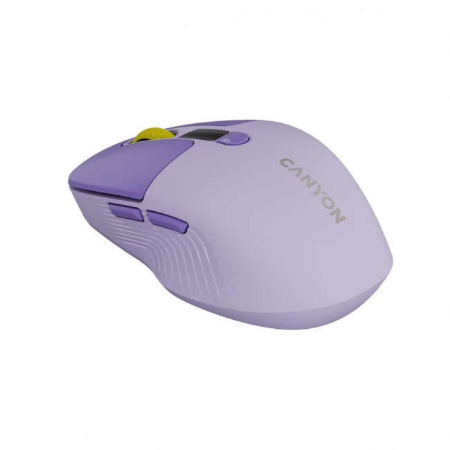 CANYON mouse MW-26 LCD Silent Dual Mode Wireless Violet