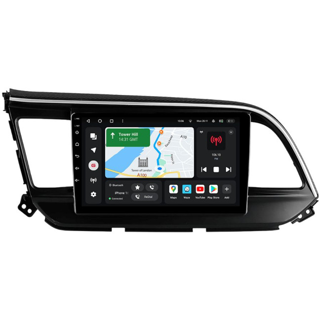Installation kit for installing GAZER multimedia head units in cars - model ADF/H-F009