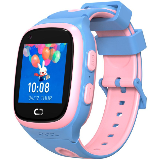 Canyon Kids Watch ZEFIR KW-49 E-SIM 4G GPS WiFi Video Music Games English learning, Pink&Blue