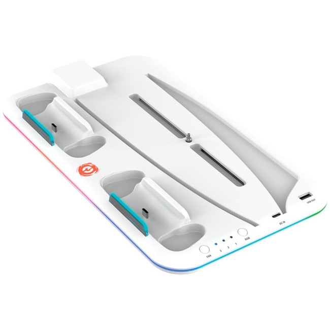 CANYON cooling stand CS-5 RGB PS5 Charge White