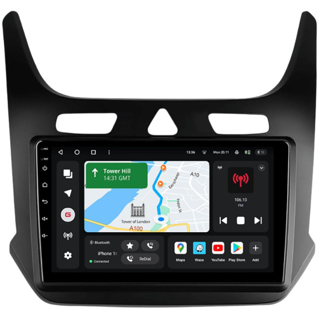 Installation kit for installing GAZER multimedia head units in cars - model GAM2-F009