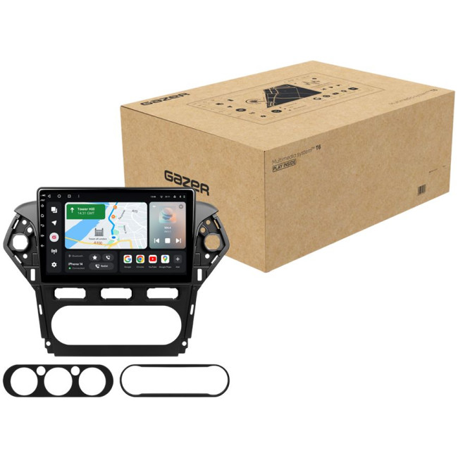 Installation kit for installing GAZER multimedia head units in cars - model CD350-F010