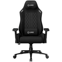 LORGAR CHA41, Ergonomic Gaming Chair Advanced, premium anti-stain fabric, Black/white