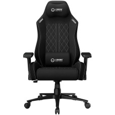 LORGAR CHA41, Ergonomic Gaming Chair Advanced, premium anti-stain fabric, Black/white