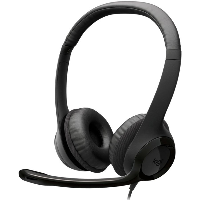 LOGITECH H390 USB-C Computer Headset-MIDNIGHT BLACK-USB-N/A-EMEA28i-935-USB-C
