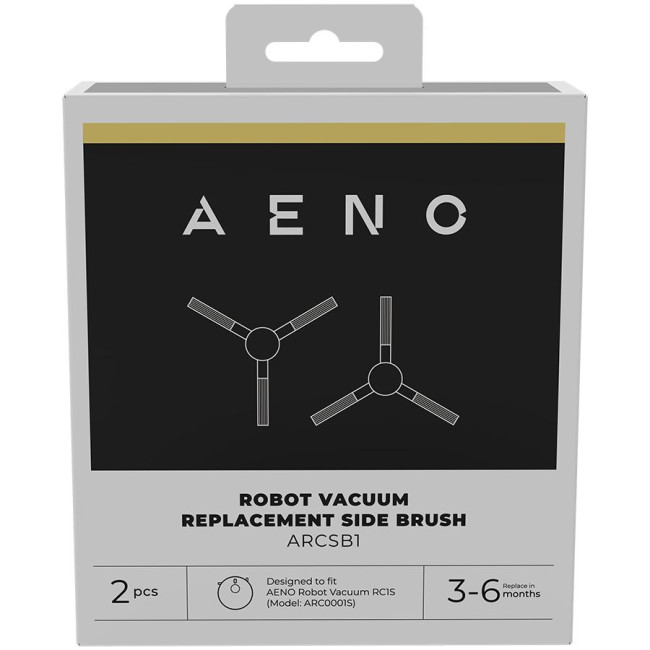AENO Side brushes for robot vacuum cleaner RC1S with auto dust removal station, 2 pcs/set