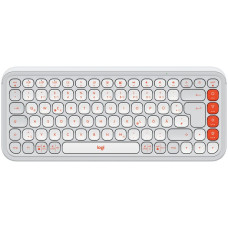 LOGITECH POP ICON KEYS - OFF WHITE - US INT'L - BT - N/A - INTNL-973