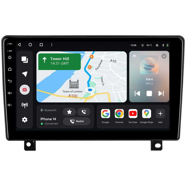 Installation kit for installing GAZER multimedia head units in cars - model A04-F009