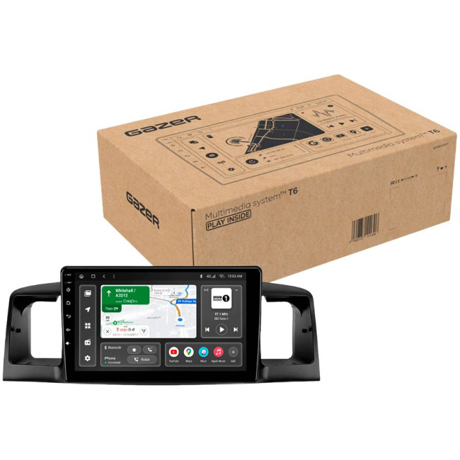Installation kit for installing GAZER multimedia head units in cars - model BF3-F009