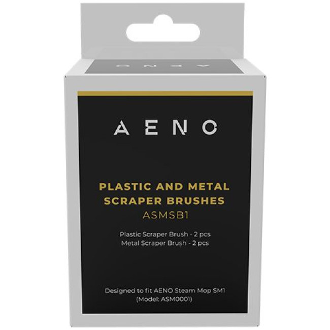 AENO Plastic scraper brush+Metal scraper brush for steam mop SM1