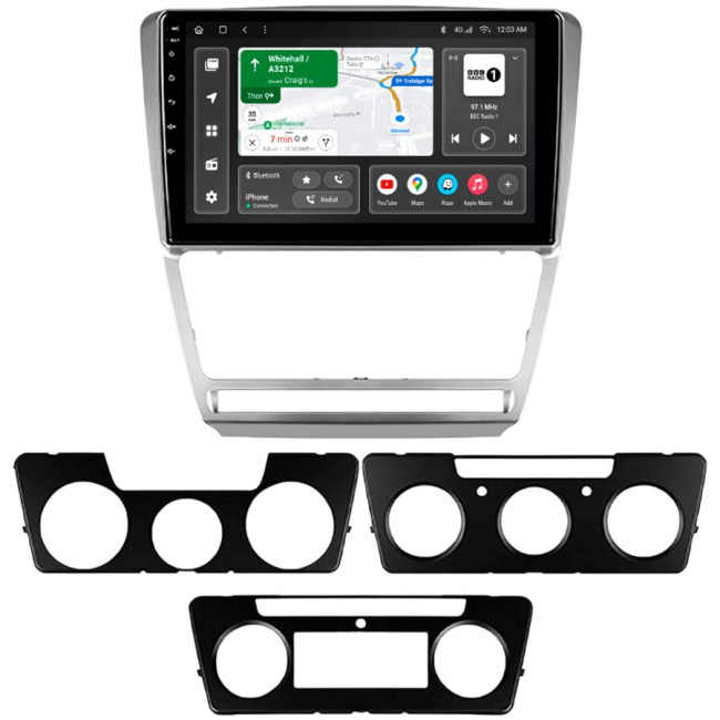 Installation kit for installing GAZER multimedia head units in cars - model 1Z-F010