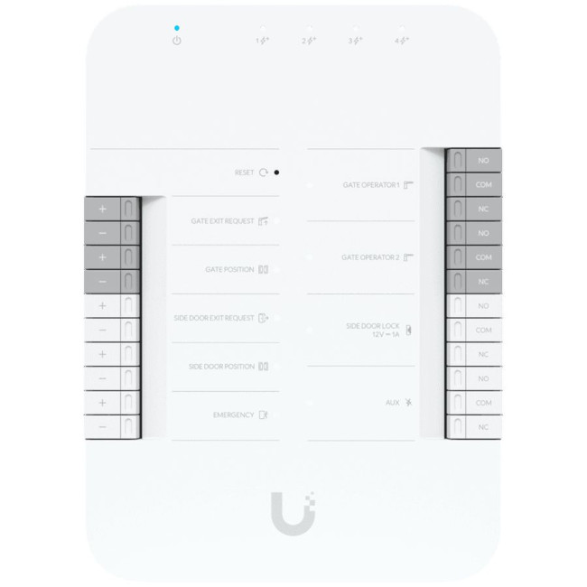 Ubiquiti UA-G3-SK-Gate Starter kit with a Gate Hub, G3 Intercom, PoE++ adapter, and PoE++ over twisted pair extender for access control at a single gate with Touch Pass support