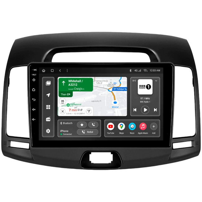 Installation kit for installing GAZER multimedia head units in cars - model HD-F009