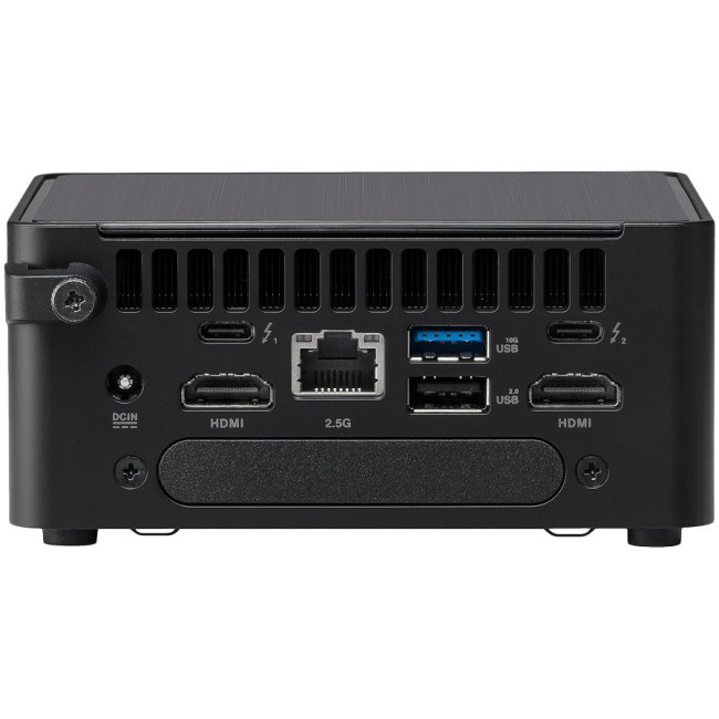 ASUS NUC 14pro/RNUC14RVHI300002I/Intel Core 3 100U/Intel Graphics/4xUSB/M.2 22x80 NVMe; 22x42 NVMe/2.5'' SATA slot/2,5Gbe LAN/2xHDMI/ 2x Thunderbolt 4 (USB-C+DP)/no Storage/no RAM/AX211.D2WG.NV/no OS/EU Cord/Tall Kit(L6)/EAN:4711387491409