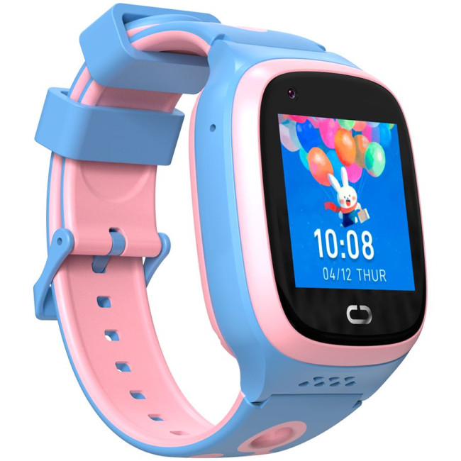 Canyon Kids Watch ZEFIR KW-49 E-SIM 4G GPS WiFi Video Music Games English learning, Pink&Blue