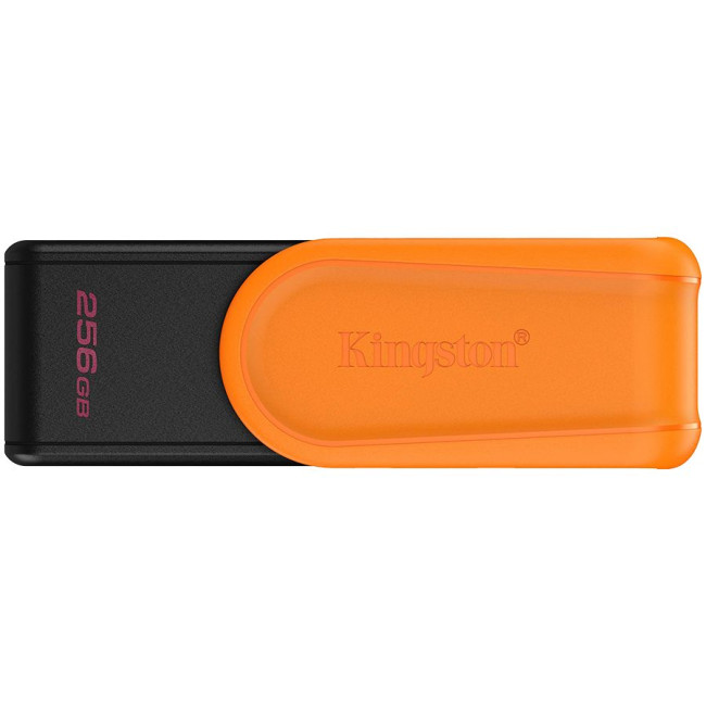 Kingston  256GB Portable USB 3.2 Gen 1 DataTraveler Exodia S (Black/Orange)