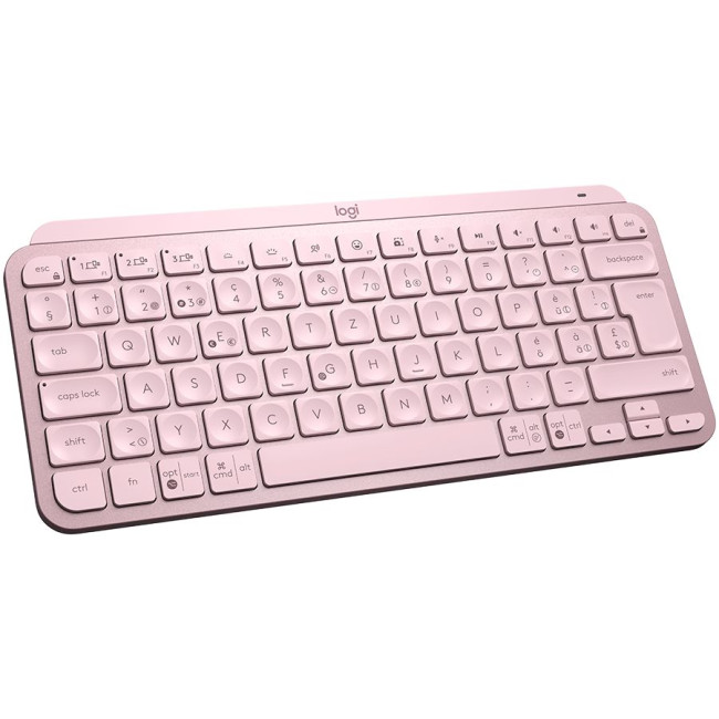 LOGITECH MX Keys Mini Minimalist Wireless Illuminated Keyboard - ROSE - US INT'L - 2.4GHZ/BT - INTNL
