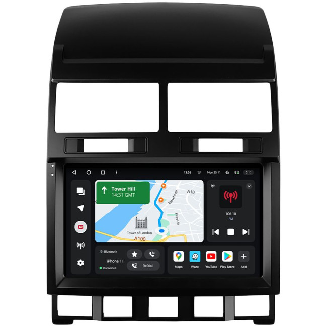 Installation kit for installing GAZER multimedia head units in cars - model 7L-F009