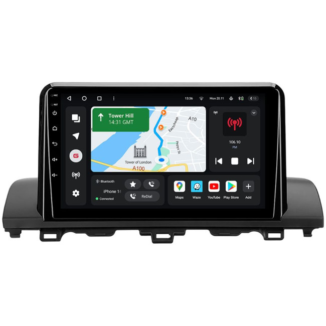 Installation kit for installing GAZER multimedia head units in cars - model CV/L-F009