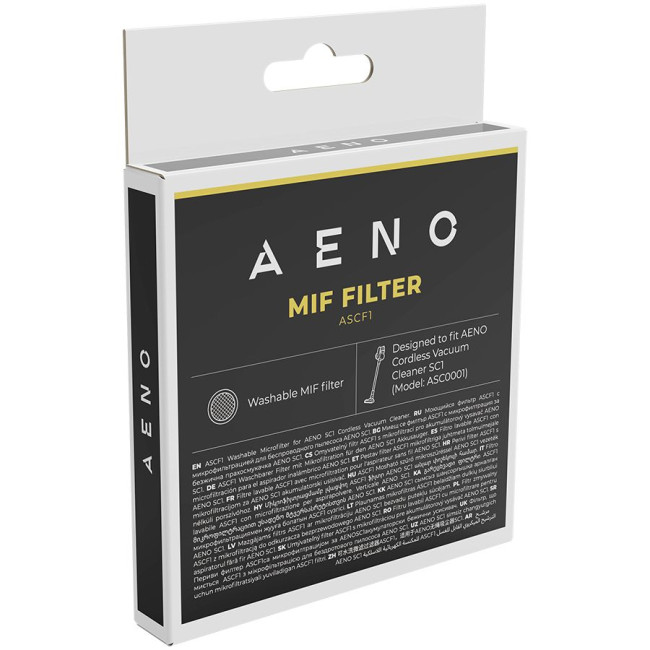 AENO Washable MIF filter for stick vacuum cleaner SC1