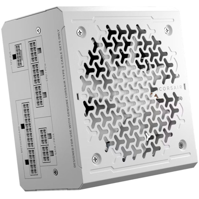 CORSAIR RM850e White, 850 Watt, Cybenetics Gold Certified, Fully Modular