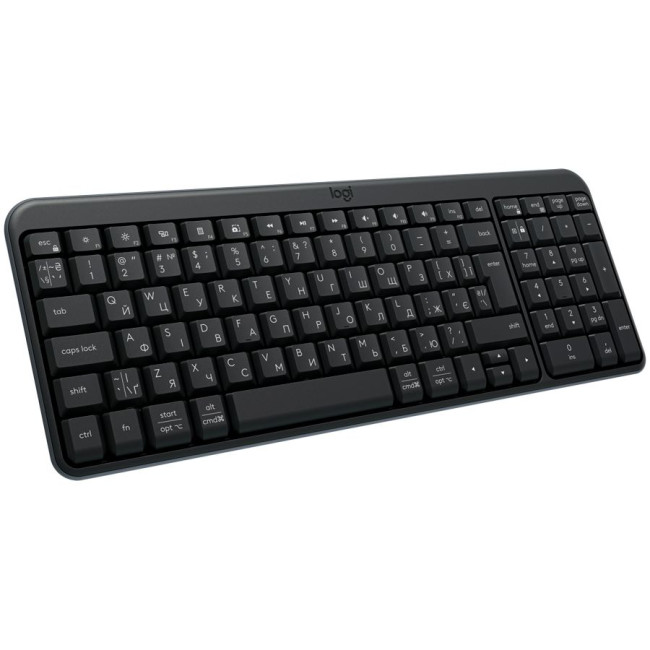 LOGITECH K250 Compact Bluetooth Wireless Keyboard - GRAPHITE - UKR - BT - INTNL - 973