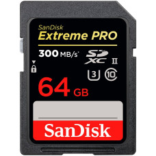 SANDISK Extreme PRO 64GB V60 UHS-II SD cards, 280/100MB/s,V60,C10,UHS-II