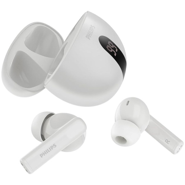 Wireless TWS in-ear headphones with with microphone and Bluetooth 5.4 Philips TAT2520WT/00