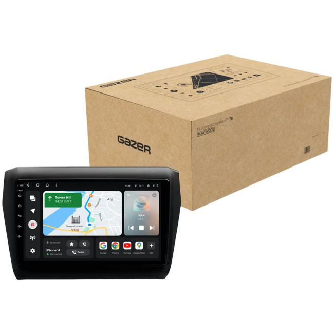 Installation kit for installing GAZER multimedia head units in cars - model A2L-F009