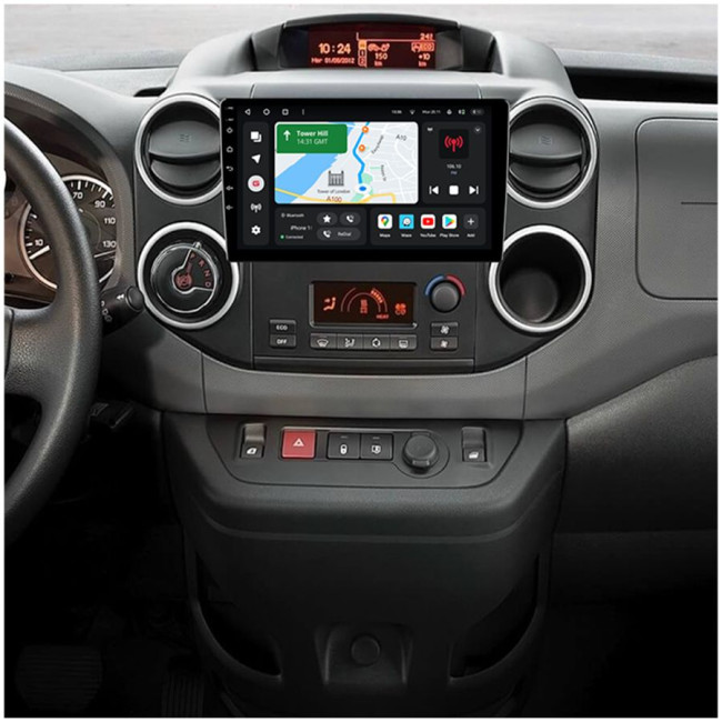 Installation kit for installing GAZER multimedia head units in cars - model B9-F009