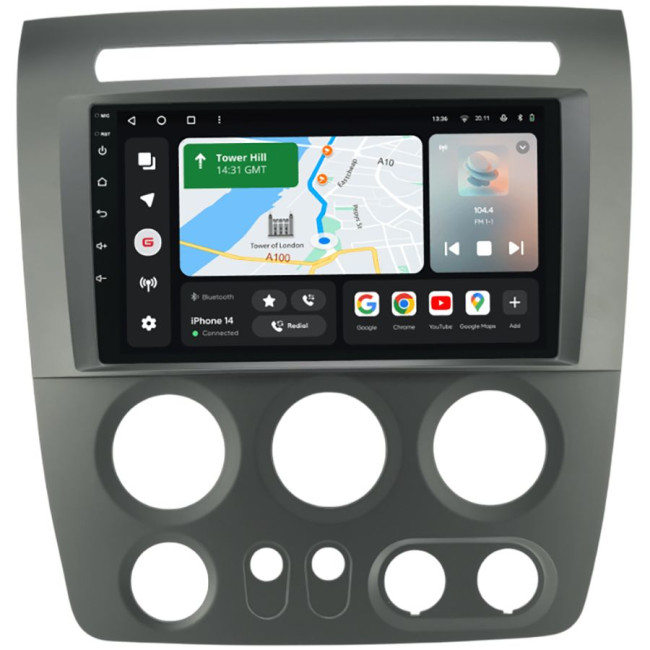 Installation kit for installing GAZER multimedia head units in cars - model GMT345-F009