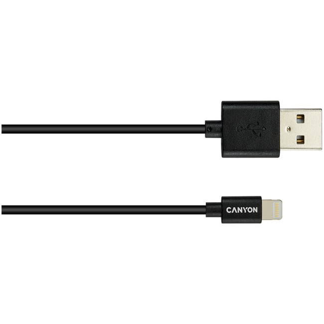 CANYON cable MFI-1 Lightning 12W 1m Black