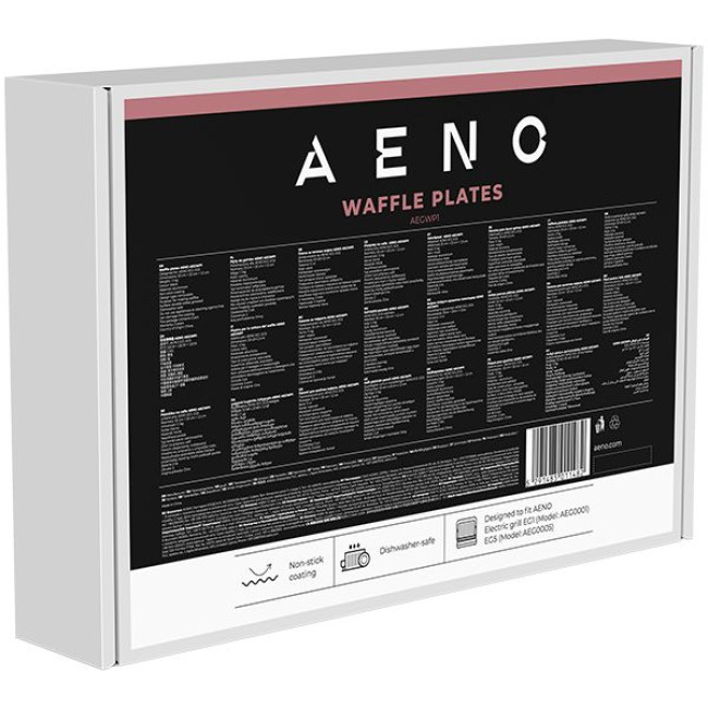AENO Electric grill AEG0001/AEG0005 Waffle plate,  Non-stick coating, size: 290*234mm, 2 pcs in set