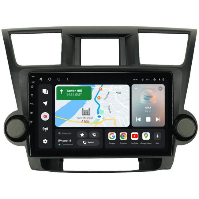 Installation kit for installing GAZER multimedia head units in cars - model GH-F009