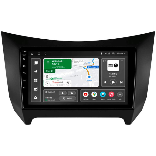 Installation kit for installing GAZER multimedia head units in cars - model 320-F009
