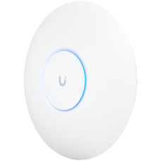 UBIQUITI U6 Pro; WiFi 6; 6 spatial streams; 140 m² (1,500 ft²) coverage; 350+ connected devices; Powered using PoE; GbE uplink.