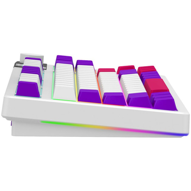 LORGAR KBP70TKLW, Wireless TKL Mechanical Gaming Keyboard Pro, White, EN layout