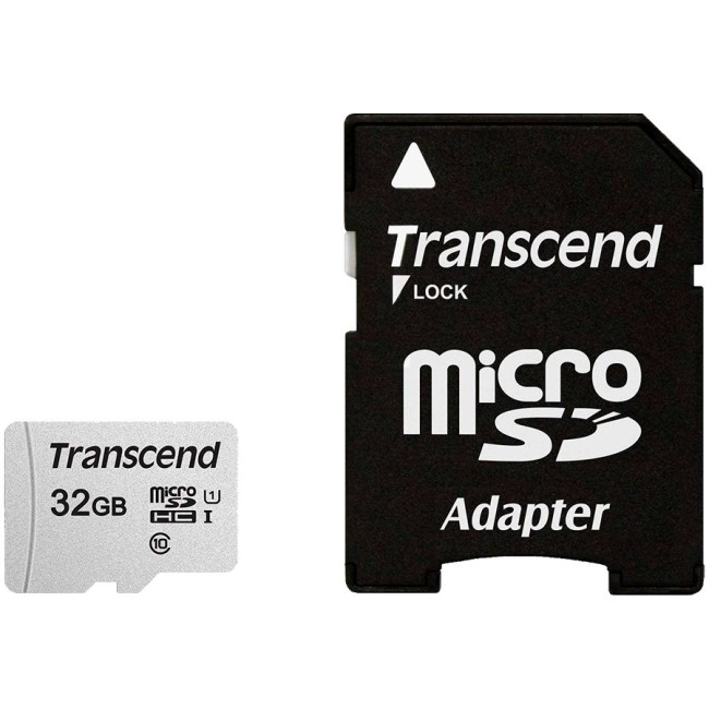 Transcend 32GB UHS-I U1, A1 microSD with Adapter