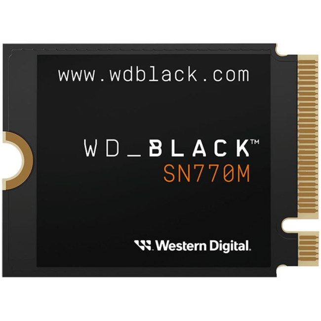 SSD POWERED BY SANDISK WD Black SN770M 500GB M.2 2230 PCIe Gen4 x4 NVMe, Read/Write: 5000/4000 MBps, IOPS 460K/800K, TBW: 300