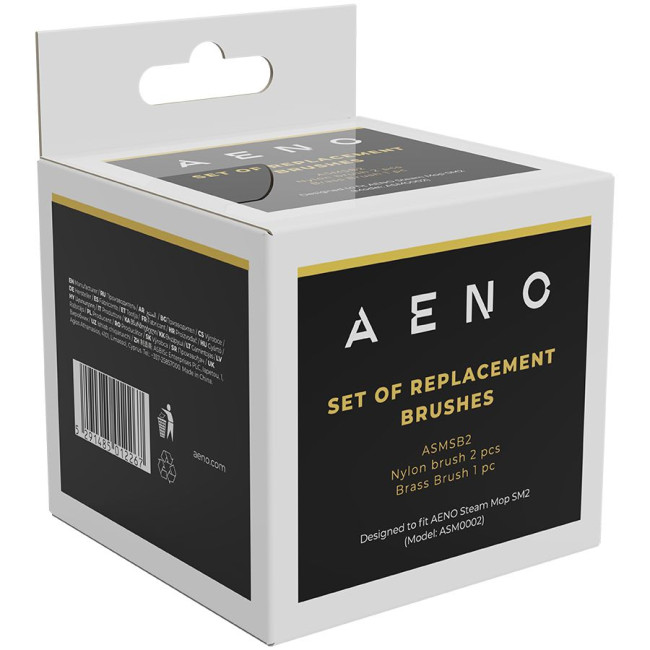 AENO Plastic scraper brush+Metal scraper brush for steam mop SM2