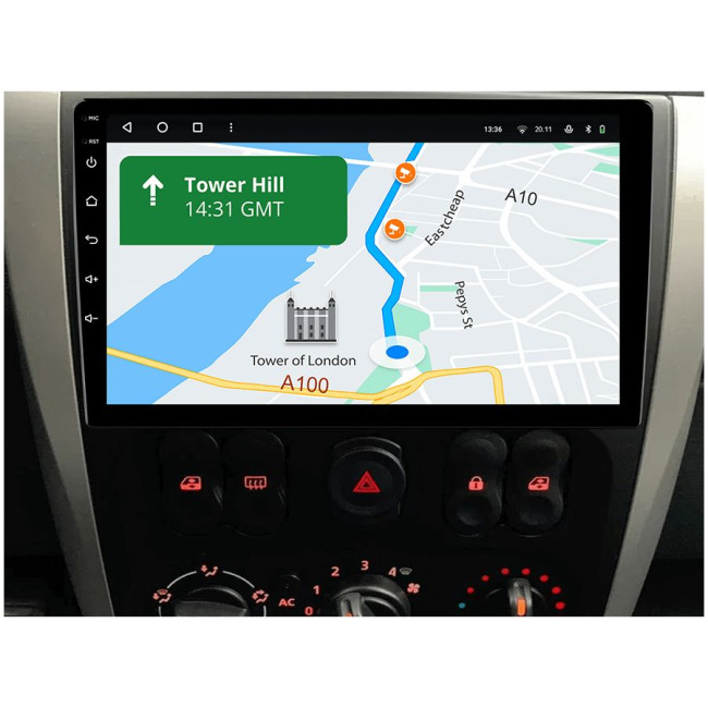 Installation kit for installing GAZER multimedia head units in cars - model G15-F009