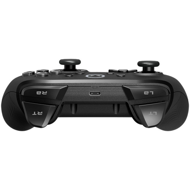 LORGAR TRIX-510, Gaming controller, Black, BT5.0 Controller with built-in 600mah battery, 1M Type-C charging cable ,6 axis motion sensor support nintendo switch ,android,PC, IOS13, PS3, normal size dongle,black