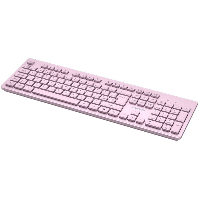 CANYON keyboard HKB-W01 UK/US AAA Wireless Pink