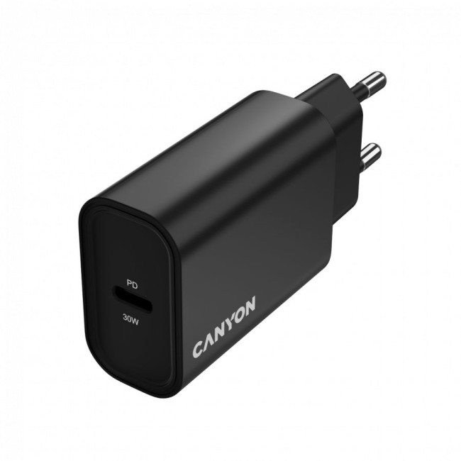 CANYON charger OnCharge 30CL Max Power 30W 1xPD EU Black