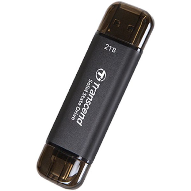 Transcend 1TB, External SSD, ESD310C, USB 10Gbps, Type C/A