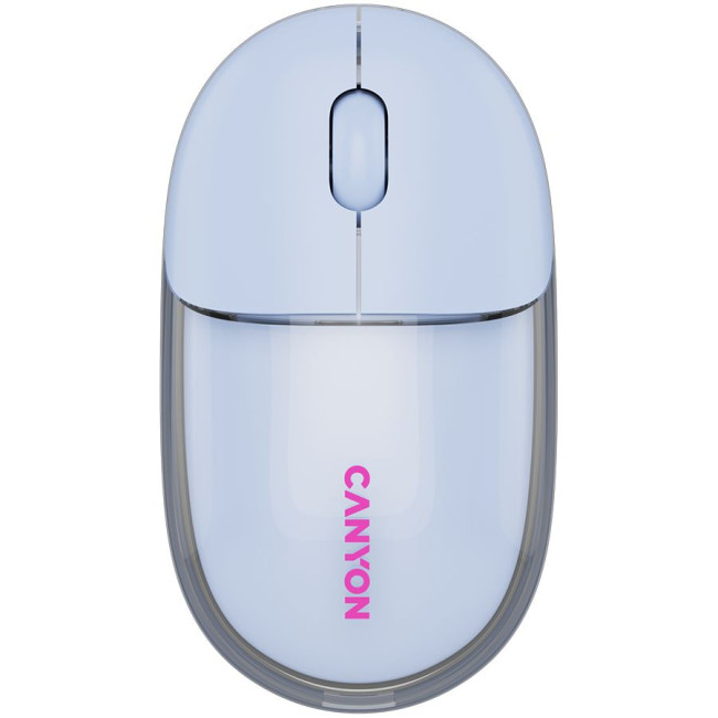 CANYON mouse OnClick 24 BT/ Wireless Transparent/Blue