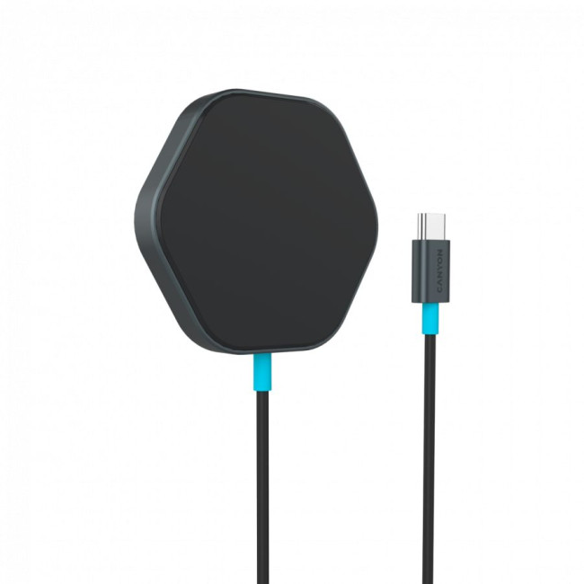 CANYON wireless charger HEXAGON 110 Dark Grey Blue