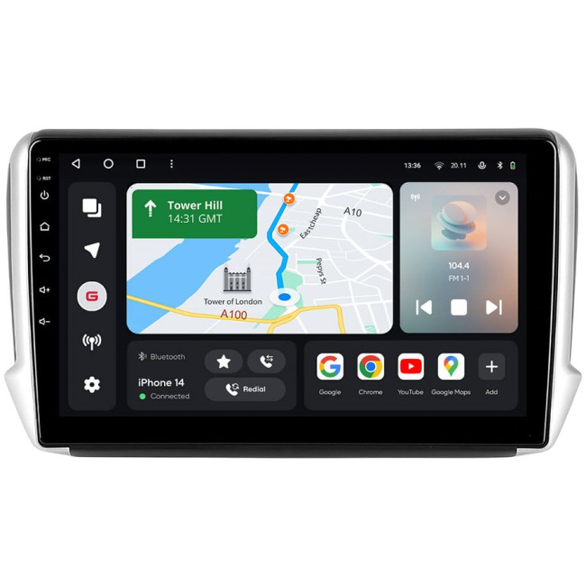 Installation kit for installing GAZER multimedia head units in cars - model A94F-F010