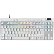 LOGITECH G PRO X TKL RAPID Gaming Keyboard - WHITE - US INT'L - USB - N/A - EMEA28i-935 - LINEAR